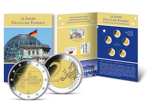 Gedenkblatt "35 Jahre Deutsche Einheit"