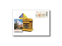 Messebriefumschlag Internationale Briefmarken-Börse Ulm