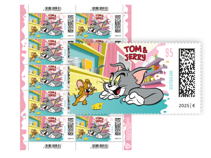 Zehnerbogen Tom und Jerry