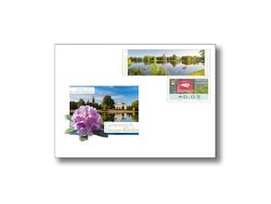 Gedenkbriefumschlag "25 Jahre Welterbe Gartenreich Dessau-Wörlitz"