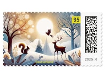 Stimmungsvolle Winterlandschaft im Abendlicht