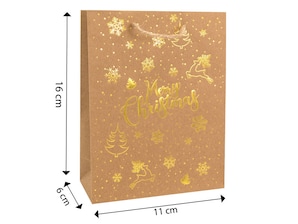 Idena Geschenktte Merry Christmas, klein