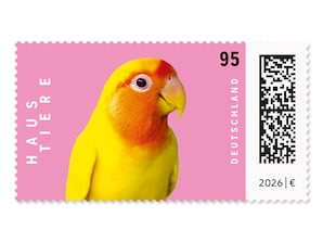 Vogel, Briefmarke zu 0,95 EUR, 10er-Bogen