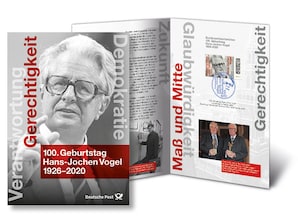 Erinnerungsblatt 100. Geburtstag Hans-Jochen Vogel