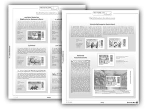 Deutschland klassik, Vordruckbl�tter 2025