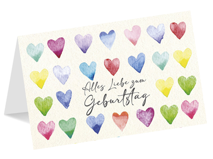 Gl�ckwunschkarte Alles Liebe zum Geburtstag