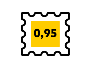 Icon Briefmarke zu 0,95 EUR
