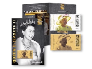 Schmuckblatt 100. Geburtstag Queen Elizabeth II Goldedition 
