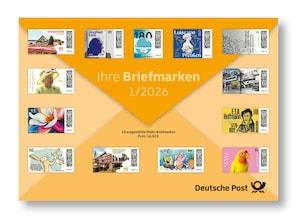Steckkarte Ihre Briefmarken 1/2026