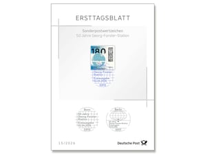 Ersttagsblatt 15/26 50 Jahre Georg-Forster-Station