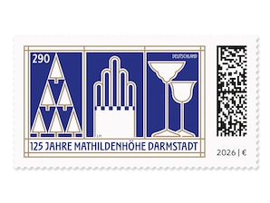 Illustration verschiedener Symbole der K�nstlerkolonie Mathildenh�he