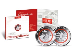 Numisfolder M�nze & Marke: Rettungsdienste