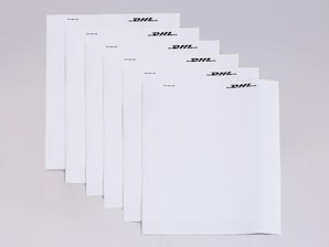 DHL Versandlabel Laser, Bogen