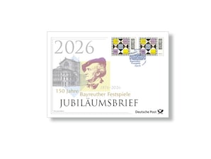 Jubil�umsbrief 150 Jahre Bayreuther Festspiele