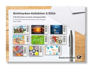 Steckkarte Briefmarken-Kollektion 2/2026