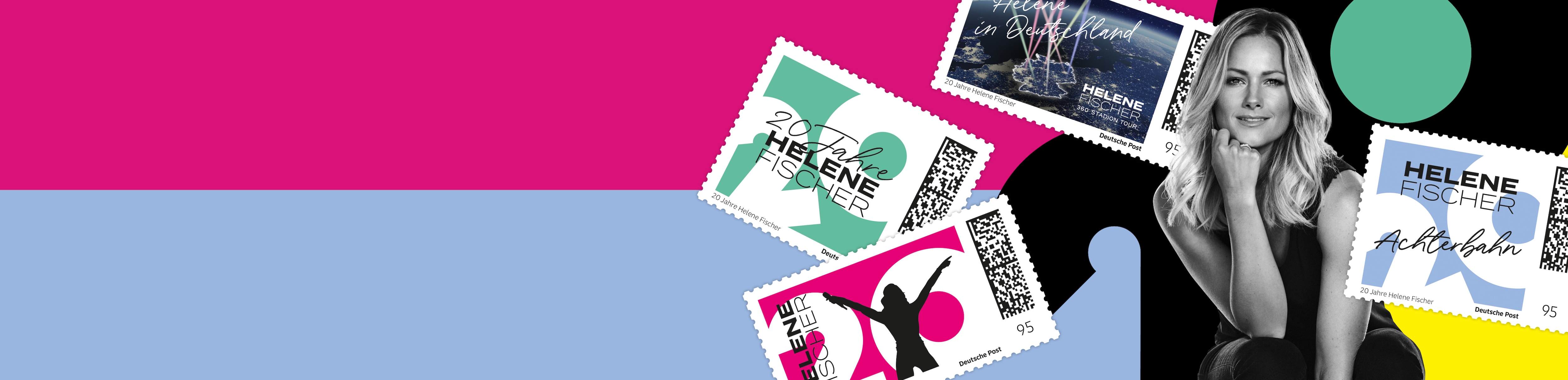 Briefmarken der Schlagers�ngerin Helene Fischer