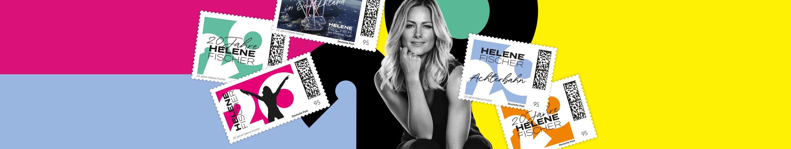 Briefmarken der Schlagers�ngerin Helene Fischer