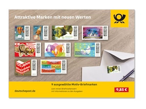 Steckkarte Attraktive Marken mit neuen Werten