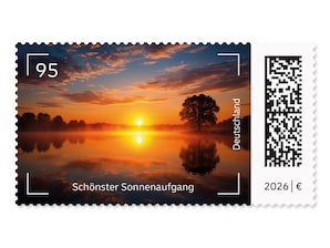 Siegermotiv des Fotowettbewerbs Deutschlands sch�nster Sonnenaufgang