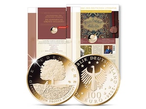Gold-Numisblatt 2026 Meisterwerke der deutschen Literatur - Die Judenbuche