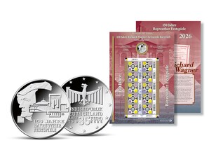 Numisblatt 150 Jahre Richard-Wagner-Festspiele Bayreuth