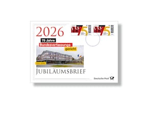 Jubil�umsbrief 75 Jahre Bundesverfassungsgericht