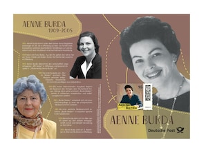 Erinnerungsblatt Aenne Burda