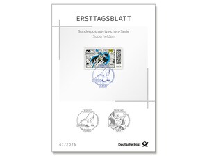 Ersttagsblatt 41/26 Superhelden - Batman 