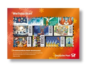 Steckkarte Weihnachtsgr��e