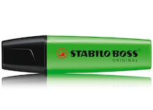 Stabilo Textmarker Boss Original, Schriftfarbe: grün