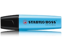 Stabilo Textmarker Boss Original, Schriftfarbe: blau