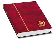 pro collect-Einsteckbuch "klassik", 64 Seiten, bordeaux, weiße Blätter