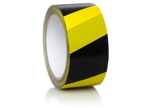 Signal-Packband, bedruckt, schrg schraffiert
