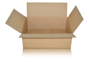 Versandkarton C Welle, 28,5 x 58,5 x 39,0 cm  (H x B x T), braun