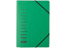 Pagna Aktensammler mit 3 Innenklappen, grün