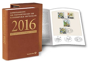 Postwertzeichen-Jahressammlung 2016