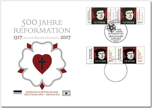 Philateliebrief "500 Jahre Reformation"