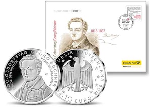 Numisbrief: &#034;Georg Bchner&#034;