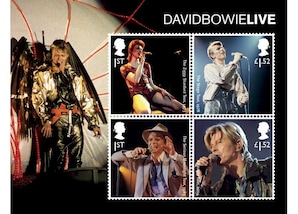 Briefmarkenblock "David Bowie"