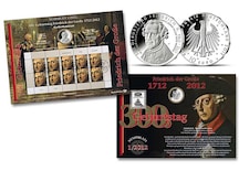 Numisblatt: "300. Geburtstag Friedrich der Große"