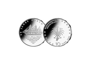 10 Euro 50 Jahre Gorch Fock, 2008 (Stempelglanz)