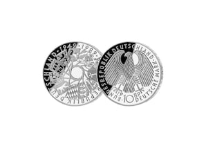 10 DM Mnze: "40 Jahre Bundesrepublik Deutschland", 1989 (Stempelglanz)