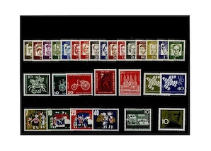 Bund, Briefmarken-Jahrgang 1961