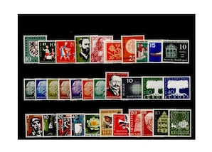 Bund, Briefmarken-Jahrgang 1957