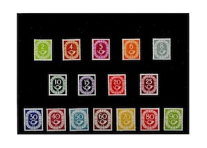 Bund, Briefmarken-Jahrgang 1951