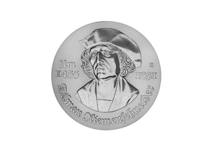 DDR Mnze:  5 Mark &#034;450. Todestag Tilmann Riemenschneider&#034;, 1981 (Vorzglich/Stempelglanz)
