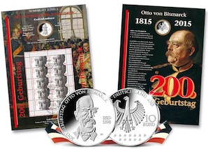 Numisblatt: "Otto von Bismarck"