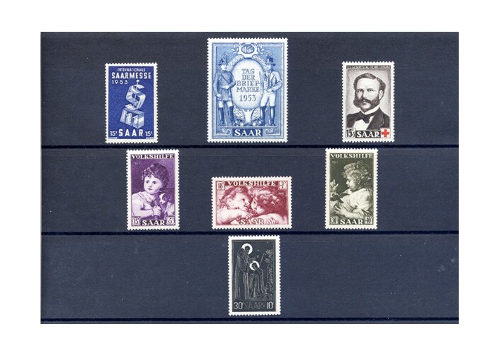 Prophila Collection Briefmarken-Set 'Saarland' | 50 Verschiedene, Ungebrauchte Marken | Für Sammler & Einsteiger