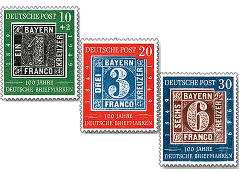 Was Für Briefmarken Gibt Es BRD, Sondermarken "100 Jahre deutsche Briefmarken" | Shop Deutsche Post