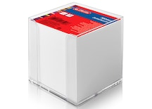 Herlitz Zettelkasten Kunststoff transparent, 9 x 9 x 9 cm